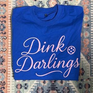 Dink Darling Pickleball Blue T-Shirt